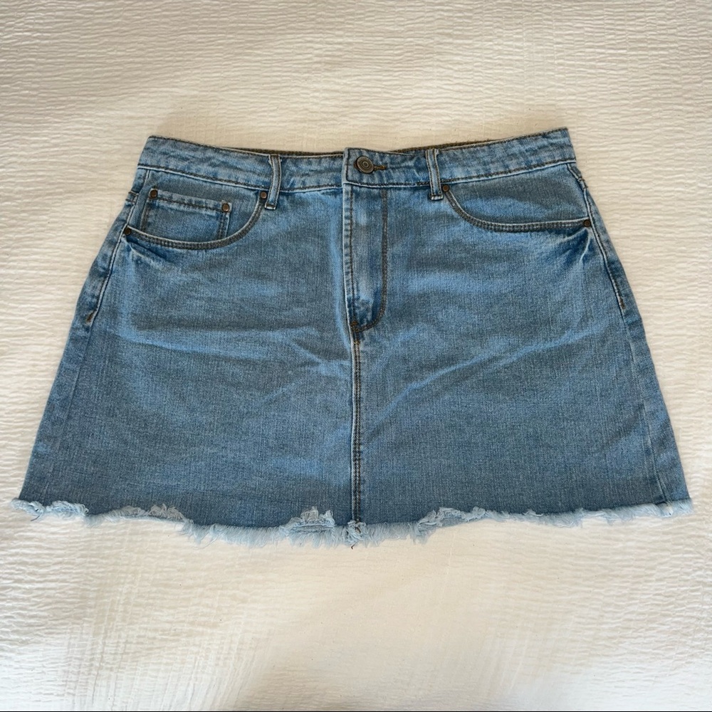 Light Blue Jean Skirt